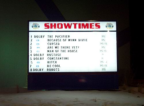AMC Classic Ludington 8 (Harbor Cinemas) - 2005 Marquee Shot From John Mcdowell